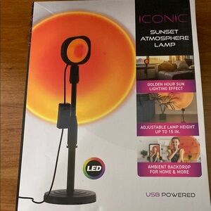 Iconic sunset lamp NWT
